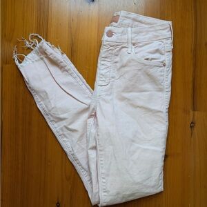 MOTHER Soft Pink straight leg pants
